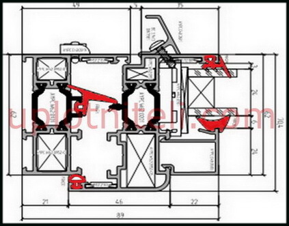 Алюмінієвий профіль і ущільнення