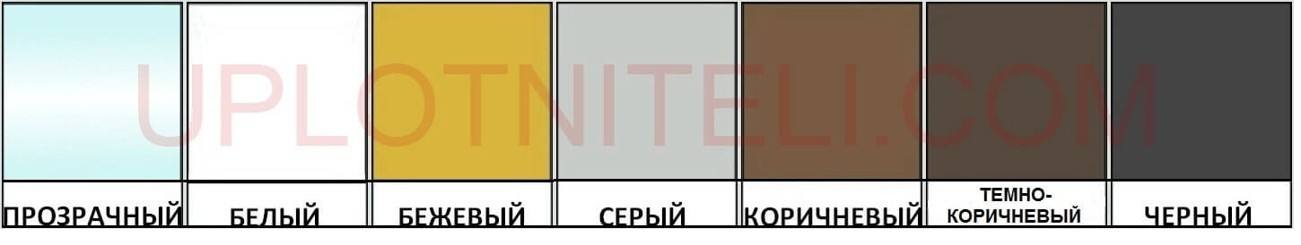 Ущільнювач для дерев'яних вікон та дверей гумовий